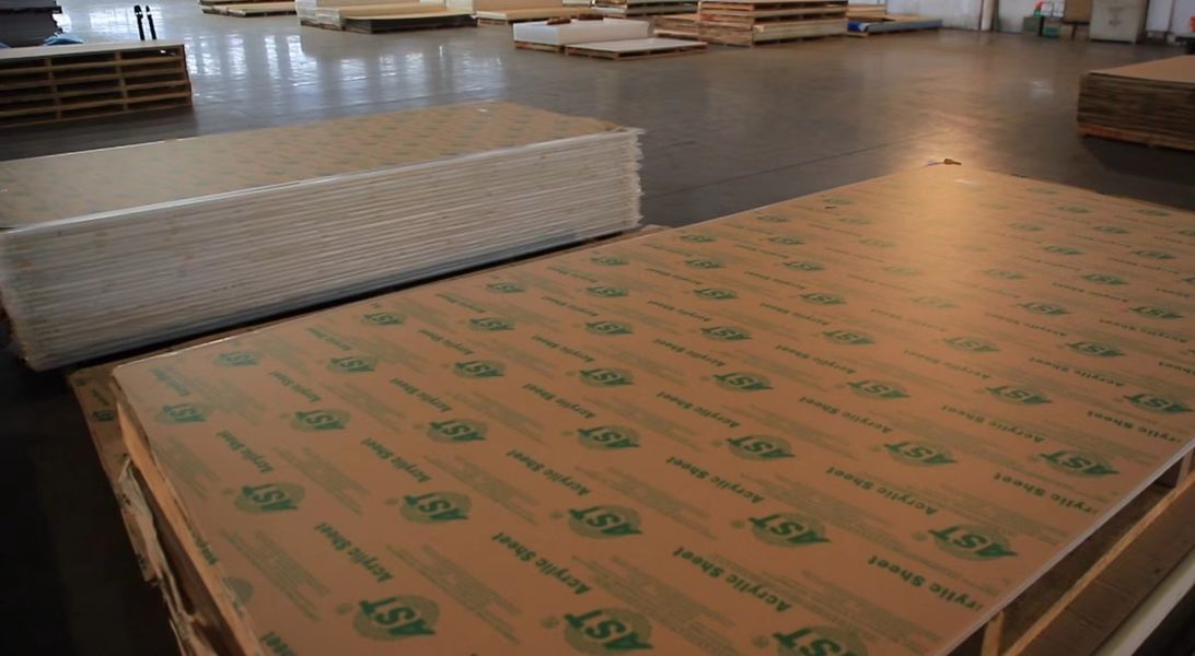 BESTA ACRYLIC CO., LTD. línea de producción del fabricante