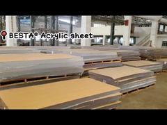 Hoja de acrílico extrudido transparente de alto brillo de 1 mm a 12 mm personalizable